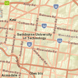 Surrey Hills Street Map