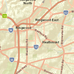 Wantirna Street Map