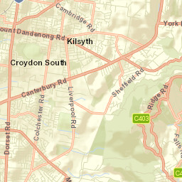 Kilsyth Street Map