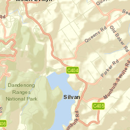 Silvan Street Map