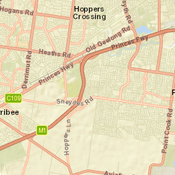 Williams Landing Street Map