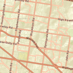 Wheelers Hill Street Map