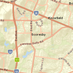 Wantirna South Street Map