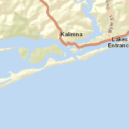 Lakes Entrance Street Map