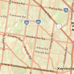Clayton South Street Map
