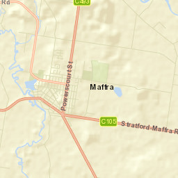 Maffra Street Map