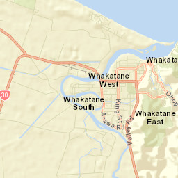 Whakatane Street Map