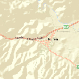 Purén Street Map