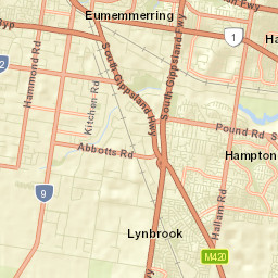 Hampton Park Street Map