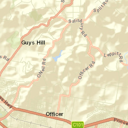 Officer Street Map