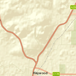 Heywood Street Map