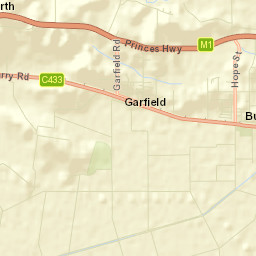 Garfield Street Map