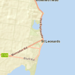 Indented Head Street Map