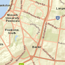 Frankston South Street Map