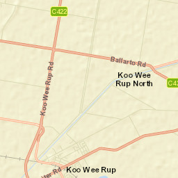 Koo-Wee-Rup Street Map