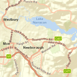 Newborough Street Map
