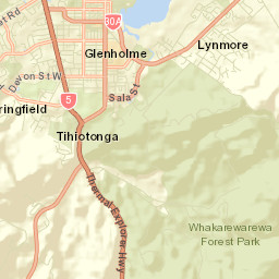 Rotorua Street Map