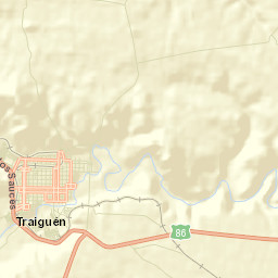 Traiguén Street Map