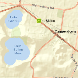 Camperdown Street Map