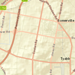 Tyabb Street Map