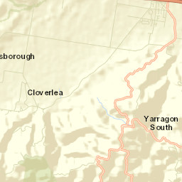 Yarragon Street Map