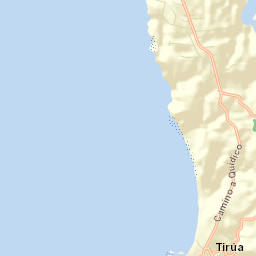 Tirúa Street Map