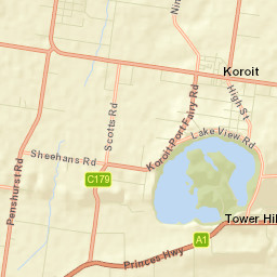 Koroit Street Map