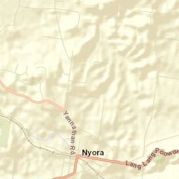 Nyora Street Map