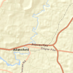 Allansford Street Map