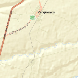 Perquenco Street Map