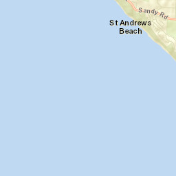 Saint Andrews Beach Street Map