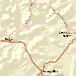 Leongatha Street Map
