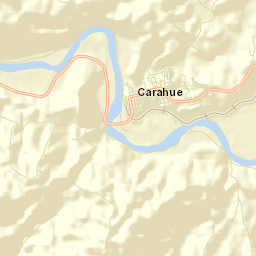 Carahue Street Map