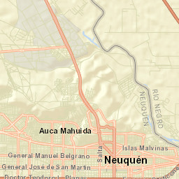 Neuquén Street Map