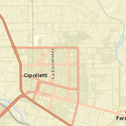 Cipolletti Street Map