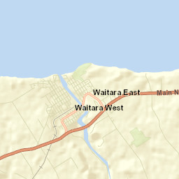 Waitara Street Map