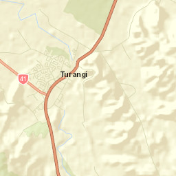 Turangi Street Map