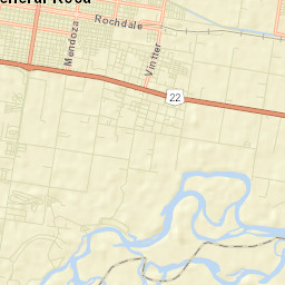 General Roca Street Map