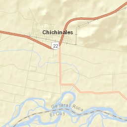Chichinales Street Map