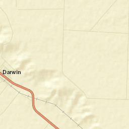 Darwin Street Map