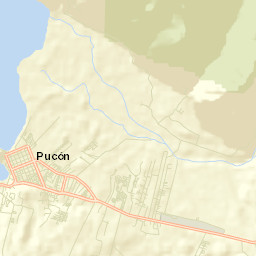 Pucón Street Map