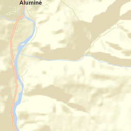 Aluminé Street Map