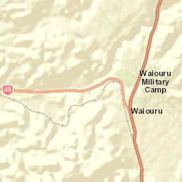 Waiouru Street Map