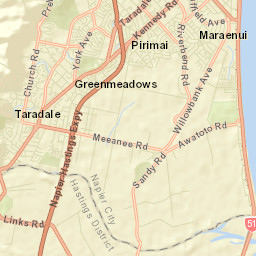 Taradale Street Map
