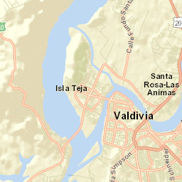 Valdivia Street Map