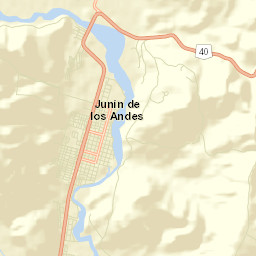 Junín de los Andes Street Map
