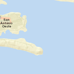 San Antonio Oeste Street Map