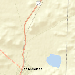 Los Menucos Street Map