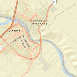 Viedma Street Map