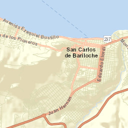 San Carlos de Bariloche Street Map